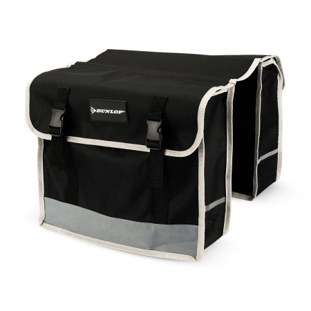 Saccoche Vélo Double DUNLOP 31L - Résistante à l’eau, Spacieuse & Légère, Rangement Pratique, Balades & Rando