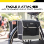 Saccoche Vélo Double DUNLOP 31L - Résistante à l’eau, Spacieuse & Légère, Rangement Pratique, Balades & Rando