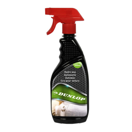 Hydro Wax Cire Auto 500ml DUNLOP - Protection & Brillance Longue Durée, Application Facile, Entretien Quotidien Carrosserie