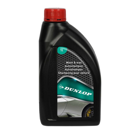 Shampooing Auto Lavage & Cirage 1L DUNLOP - Nettoie & Protège, Brillance Durable, Finition Éclatante, Usage Quotidien Voiture