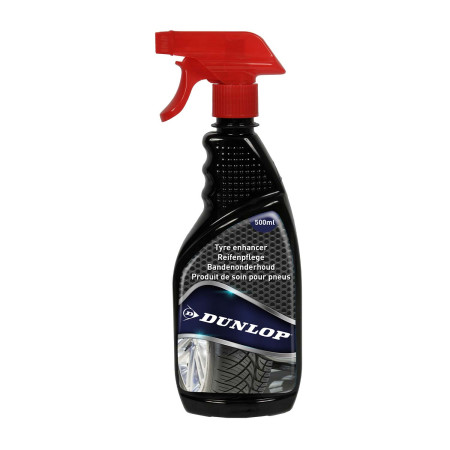 Soin Pneus 500ml DUNLOP - Ravive & Protège, Brillance Durable, Anti-Saleté & Vieillissement, Facile à Appliquer