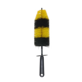 DUNLOP Brosse à Roue Ø9,5x46cm - Nettoyage Jantes & Roues, Manche Ergonomique Solide, Zones Difficiles