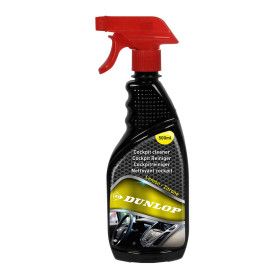 DUNLOP Nettoyant Cockpit Citron 500ml - Tableau de Bord Auto, Parfum Citron, Nettoie & Protège, Entretien Quotidien Intérieur