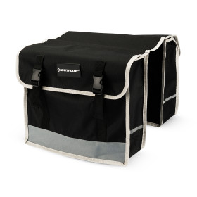 DUNLOP Sacoche Vélo Double 31L - Résistante à l’eau, Spacieuse & Légère, Rangement Pratique, Balades & Rando
