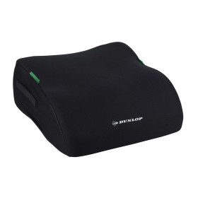 DUNLOP Siège Enfant BUBU Noir - Réhausseur Auto Sécurisé & Confortable, Design Noir Élégant & Ergonomique