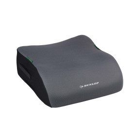 DUNLOP Siège d’Appoint Enfant BUBU Gris - Réhausseur Auto Sécurisé & Confortable, Pour Enfants 4 à 12 Ans, Design Ergonomique
