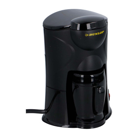 DUNLOP Cafetière 24V 1 Tasse - Prépare Café en Voiture & Camion, Idéale Voyage, Pratique & Léger