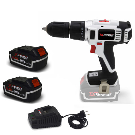 Perceuse visseuse percussion 20V LITHIUM X-Performer XP2CID20LI - Mandrin Auto + 2 Batteries 4 Ah et chargeur inclus