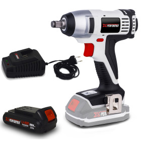 Boulonneuse à batterie 20V X-Performer XPIW20LI - Lampe LED - Couple: 180Nm + Batterie 2 Ah et chargeur inclus