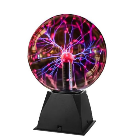 Lampe Plasma 6" Magique Lampe Plasma Sensible au Toucher et au Son Lumière Nouveauté Lumières de Nuit pour Décoration