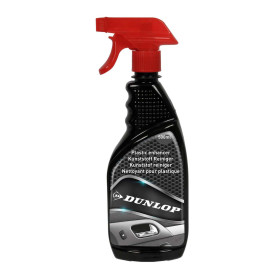 DUNLOP Nettoyant Plastique 500ml - Rénovateur Intérieur & Extérieur, Restaure Brillance, Nettoyage Rapide Voiture