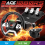 Race Wheel Force 1080RS – Volant + Pédalier + Levier de vitesse pour PC et consoles