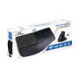 Pack Clavier Souris Sans Fil Smartergo Wireless – Ergonomique Confort – AZERTY