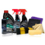 Dunlop Kit Nettoyage Jantes & Roues 9 Pièces KNRJ1 - Shampoing, Nettoyant, Brosse, Microfibres, Brillance & Propreté