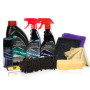 Dunlop Kit Nettoyage Jantes & Roues 9 Pièces KNRJ2 - Shampoing, Nettoyant, Brosse, Microfibres, Brillance & Propreté