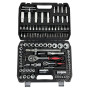 Coffret Kit Outils 108 pcs BM TOOLS Clé à Cliquet Douille Acier Vanadium Douilles, Mécanicien, Garagiste, Distributeur de papier