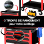 Chariot servante d’Atelier Chariot à Outil BM TOOLS BMT TOOL DRAWER - 3 Tiroirs à glissières - avec Distributeur de papier
