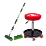 Tabouret de mécanicien BM TOOLS BMT-STOOL siège pivotant Hauteur réglable / Supports OUTILS - Balai brosse de nettoyage à eau