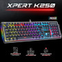 Clavier mécanique Spirit of Gamer XPERT-K250, switches rouges, hot-swappable, RGB