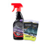 Pack Détachant Insectes 500ml et 2 Microfibres 35x35cm DUNLOP - Élimine Résidus, Pare-Brise Carrosserie, Lavable