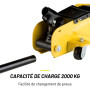 Servante d'Atelier BMTOOLS 3 étages sur roulettes & Cric Rouleur Hydraulique Compact DUNLOP 2T - Desserte, rangement pour outils