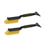 Lot de 2 Grattoir à Glace avec Brosse DUNLOP 40,5x9,5cm - Enlève Neige & Glace Rapidement, Ergonomique, Léger & Résistant
