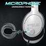 Casque gamer Spirit of Gamer PRO H4 Artic, Stéréo 2.0, micro, confort et compatibilité totale
