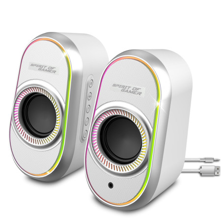 Enceintes PC Spirit of Gamer Fanatic 500 Artic