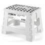 Tabouret Pliant Blanc 27cm, Marchepied Pied Pliable BM TOOLS BMT-MP27-BLANC 150kg Capacité, Léger et Compact pour Adulte/Enfant