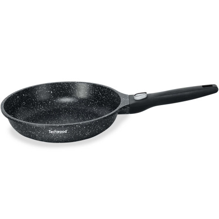 Poêle Effet Pierre Ø 28 cm - Techwood TP-28PO - Tous types de feux dont induction, Compatible four et lave-vaisselle