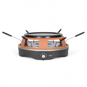 Four à pizza 6 personnes DOC304, 1200 W, Marron