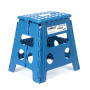 Tabouret Pliant Bleu 45cm, Marchepied Pied Pliable BM TOOLS BMT-MP45-BLEU - 150kg Capacité, Léger et Compact pour Adulte/Enfant