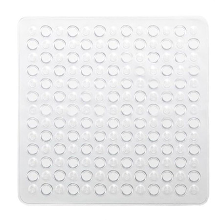 Tapis de douche antidérapant transparent 54 x 54 cm Aidapt VE300