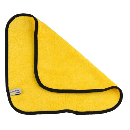 Chiffon Microfibre 40x40cm 280gsm DUNLOP - Sans peluche & Sans Traces, durable et lavable en machine.
