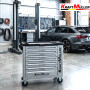 KraftMüller Servante d'atelier KRAFTMULLER KM-8/8 Grise - 8 tiroirs & 1 Porte latérale