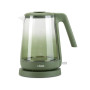 Bouilloire en verre DOD216V 1,7 L Verte, Design moderne, chauffe rapide et fiable