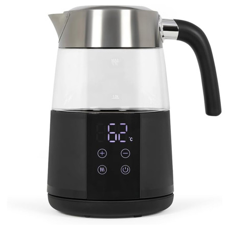 Bouilloire électrique DOD221N 1,7 L, Température variable, écran digital, noir