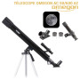 Télescope Omegon AC 50/600 AZ + Monture azimutale + trépied alu + Occulaires 12,5mm / 20mm