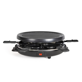 Appareil à raclette 6 personnes Onli ON1020N - 800W - 6 caquelons  et 6 spatules