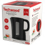 Techwood Électrique Théière TB-178BC Grande Capacité 1,7L Puissance 2200W Protection Surchauffe Noir