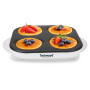 Piastra Mini Pancakes Techwood 1500W - 8 stampi, rivestimento antiaderente, termostato automatico