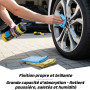 Pack Anti-Insectes Auto Dunlop Détachant 500ml Éponge Spéciale Microfibres 250gsm Nettoyage Pare-Brise Carrosserie Professional