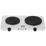 Adler AD-6520 Plaque électrique double – Réchaud 2 feux 2500W compact cuisine portable