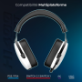 Spirit of Gamer Xpert-H1400 Draadloze Gaming Headset Bluetooth 7.1 Surround PC PS5 Xbox Wit 40u