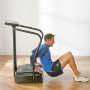 Plateforme vibrante Fitness DeLuxe Inovalley MW02, Affichage temps, vitesse, guide de performance, 10 programmes d'entraînement