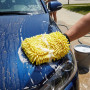 Dunlop Pack Lavage Auto - Gant 2 en 1 Double Face - Brosse à Roue Chenille - 5 Chiffons Microfibre 40x40 cm 200 GSM