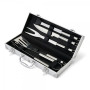 LIVOO Set de 5 accessoires barbecue GS165 – Kit BBQ inox avec valise de transport