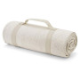 Couverture de Pique-Nique LIVOO SEP141 – 135x135 cm, 4 Personnes, Face Déperlante, Polyester, Beige