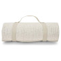 Couverture de Pique-Nique LIVOO SEP141 – 135x135 cm, 4 Personnes, Face Déperlante, Polyester, Beige
