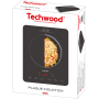 Techwood TPID-2036 Plaque à induction 2000W - 1 feu, 10 niveaux de puissance, minuterie 3h, boutons tactiles, affichage LED